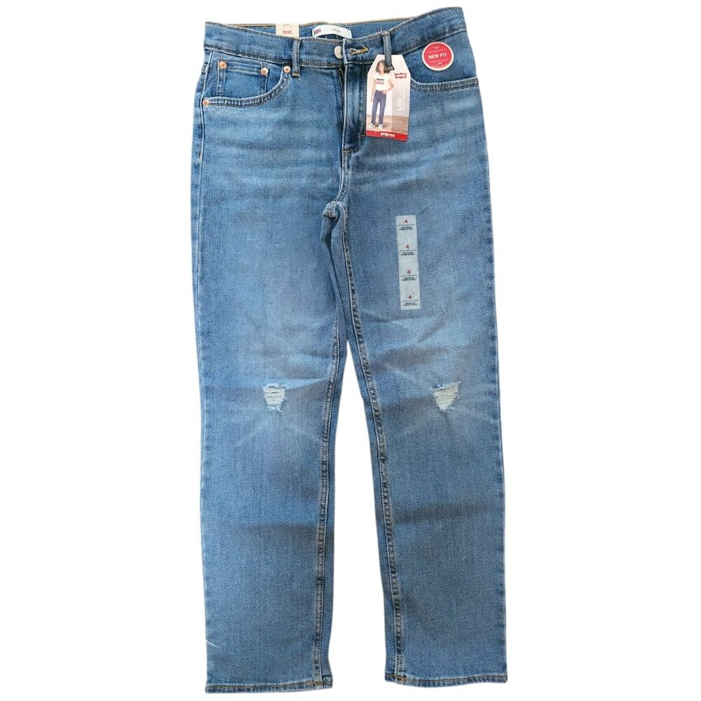 Levi's Low Pro Cotton Stretch Mid-Rise 5-Pocket Denim Jeans Girl's Sz 16/27" W